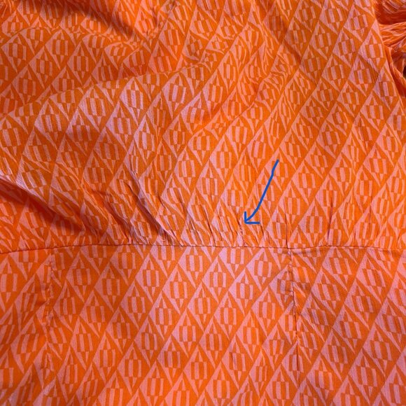 🆕 Free People | Rillo Orange Long Sleeve Mini Shirt Dress | S - Picture 13 of 16